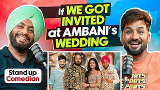 AMBANI ਦੇ ਵਿਆਹ ਤੇ STAND-UP Comedyby Comic Singh | Aman Aujla