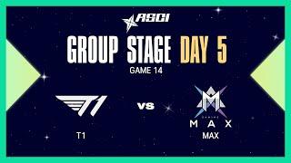 T1 vs MAX | 그룹스테이지 Day5 | 09.12 | 2024 아시아 스타 챌린저스 인비테이셔널