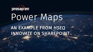 Pro-Sapien: HSEQ Innovate Power Map Demo