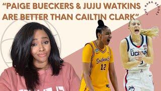 The WNBA Media Has No Shame: They Love Paige Bueckers & Juju Watkins But Don't Like Caitlin Clark.