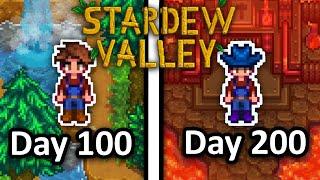 I Spent 200 Days in MODDED Stardew Valley