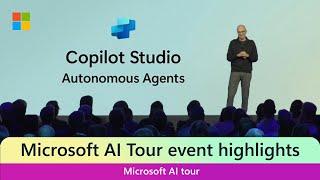 Microsoft AI Tour Event in 2 Minutes: Copilot and Agents