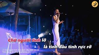 KARAOKE | DĨ VÃNG NHẠT NHOÀ - HÀ NHI | BEAT GỐC | LIVE STAGE