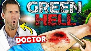 ER Doctor REACTS to Green Hell Survival Game