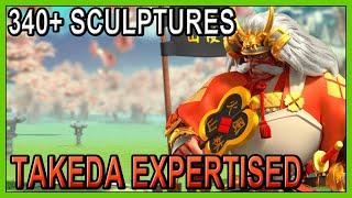 TAKEDA EXPERTISED - 350 SCULPTURES GONE - Rise of Kingdoms