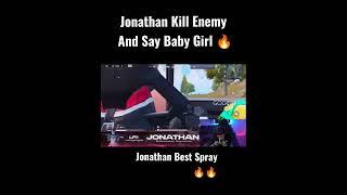 Jonathan 200 mitres Spray in car  #jonathan#jonathanlive#Godदादा#jonathanbgmi#sparkygaming#IphoneX