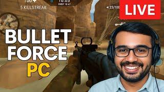  LIVE Bullet Force PC with FACECAM! - NOOB to PRO?