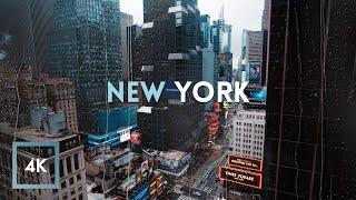 Open Window New York Cityscape, City Sounds for Work/Study (Morning to Night) 12 Hours