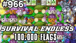 Plants vs Zombies Survival Endless 100000 Flags Part 966 | 19300 - 19320 Flags