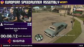 #ESA17 Speedruns - Grand Theft Auto: San Andreas [Any%] by UltimaOmega07