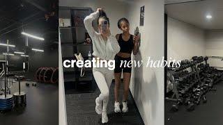 creating new habits  ep 1 | gym (trainer??), sleep schedule, class, trying new food, etc..