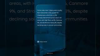 Most communities near Calgary saw falling or flat sales in December