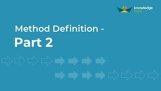 Method Definition - Part 2 | ICSE Computer Applications | Java & BlueJ