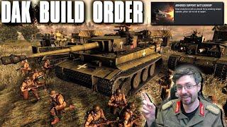 DAK Build Order for Armoured Support Battlegroup! - Company of Heroes 3