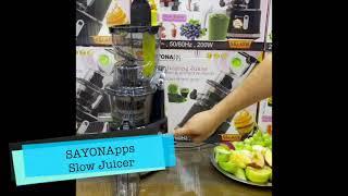 SAYONApps SLOW JUICER