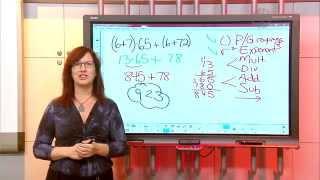 Homework Hotline: Order of Operations