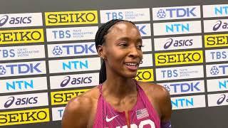 Dalilah Muhammad at 70% Coming Into 2023 World Championships, Advances to Semifinals