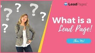 What is a Lead Page   What is a Lead Capture Page   Leadpages Examples