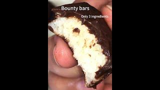 Homemade bounty bars/ coconut chocolate recipe @cookingstyle9