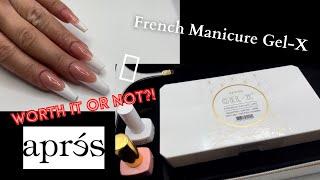 FRENCH MANICURE MADE EASY?!?! Trying Aprés French Manicure Gel-X Kit | First Impression Review