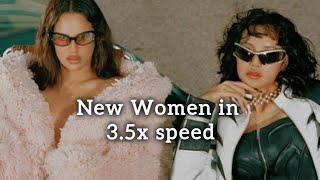 LISA - NEW WOMAN feat. Rosalía in 3.5x speed