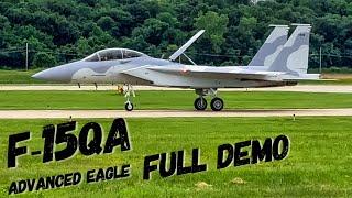 F-15QA Advanced Eagle "clean demo"- Spirit of St. Louis Airshow 2024 [FULL DEMO]