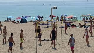 BARCELONA BEACH WALK TOUR️# BOGATELL BEACH#BARCELONA SPAIN#JULY 2022...