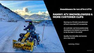 Rammy ATV snowblowers & more customer clips.