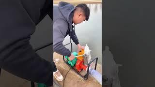 4 Inch Hose VS Mega Water Pump – Extreme Flow Test #shorts #pump #waterflow #farmhack #tools