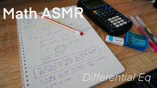 [ASMR Math Study] Differential Equations pt.2 - ASMR Writing only (No Talking) + Pencil and paper