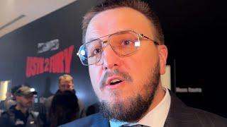 Usyk promoter Alex Krassyuk SAYS FURY LOOKED OLD in rematch! Picks Parker over Dubois!