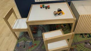 IKEA LATT CHILDREN'S TABLE AND 2 CHAIRS CLOSER LOOK FURNITURE IKEA SHOP SHOPPING REVIEW TABLES