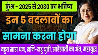 कुंभ राशि के लिए 2025 से 2030 तक का भविष्य। Future for Aquarius from 2025 to 2030