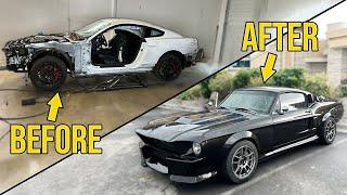 FULL BUILD | Rebuilding (And Body Swapping) 2019 Mustang GT To 1967 Mustang Fastback GT500 Tribute