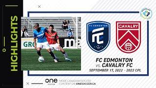 HIGHLIGHTS: FC Edmonton vs Cavalry FC (September 17, 2022)