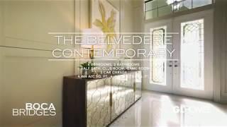 Belvedere Contemporary Model Home at Boca Bridges in Boca Raton, Florida | GL Homes