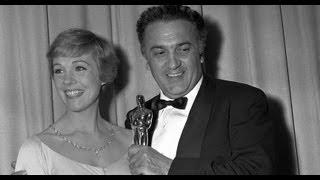 Federico Fellini accepting Best Foreign Language Film for "8 1/2": 1964 Oscars