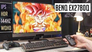 BenQ EX2780Q - DER Gaming Monitor mit IPS, 144Hz, HDR & Subwoofer?! (Review)