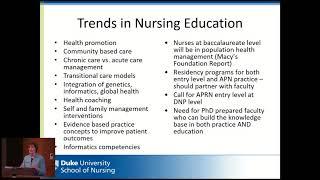 Dr. Marion Broome - Innovation in Nursing Education