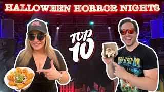 Top 10 BEST Halloween Horror Nights 33 Eats! Universal Orlando Resort