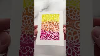 Stamping Foam Is GAMECHANGING For Cardmaking! #art #crafts #cardmaking #stamping