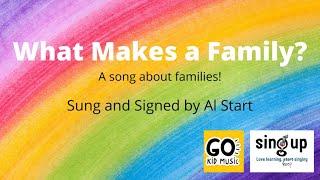 'What Makes a Family?' | Children's song about different families | Celebrate diversity