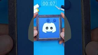 Discord Cardboard Game Puzzle  | Okki Art and Craft #shorts