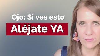 Debes ALEJARTE DE ÉL sin más explicaciones antes de que SEA DEMASIADO TARDE