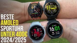 Die beste AMOLED Fitnessuhr unter 400 Euro (Garmin / Coros / Polar / Suunto)