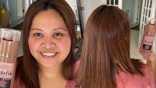 LUXE ORGANIX KERATIN PERMANENT HAIR SHAMPOO (chestnut brown) #luxeorganixph #yangsjourney