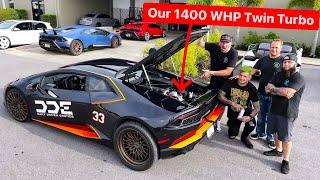 INTRODUCING OUR FASTEST TWIN TURBO LAMBORGHINI EVER! *1400 WHP*