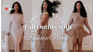 COZY SEASON OUTFIT TRY-ON HAUL (W/ FASHION NOVA!)