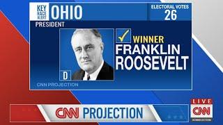 Election Night 1932: Franklin D. Roosevelt vs. Herbert Hoover | Full News Coverage