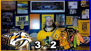 Predators fan reacts to Blackhawks game (Game 7) 10/25/24